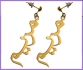 Gold Plated Name Earring